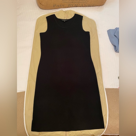 Ming Wang Sleeveless Sheath Knit Dress, Black size Small - Picture 4 of 6
